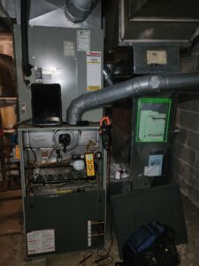 no heat because of bad capacitor with the furnace