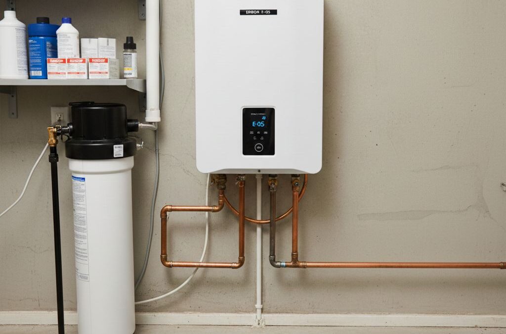 Modern tankless water heater for Valley Park MO services