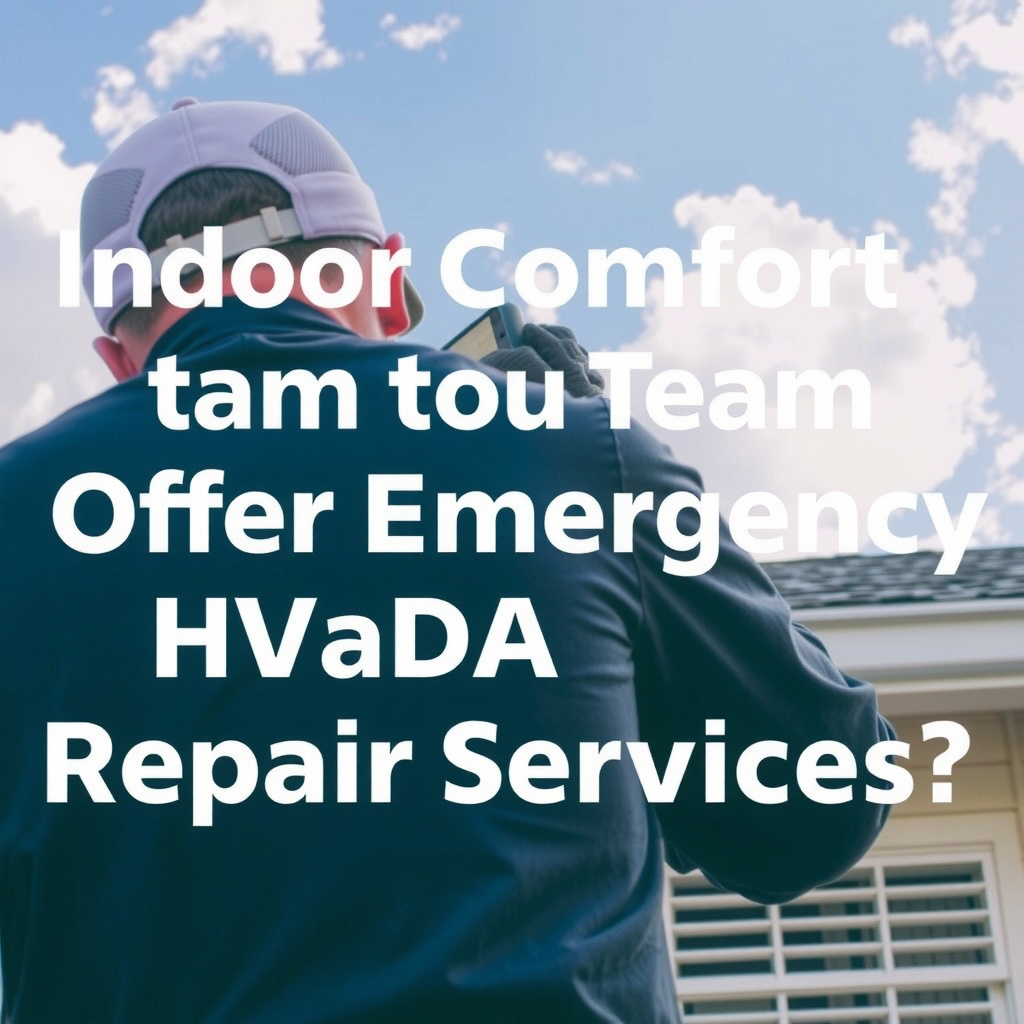 Does Indoor Comfort Team Offer Emergency HVAC Repair Services? - image 3